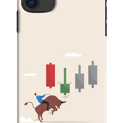 Bull Trading Momentum iPhone 11 Hard Case Back Cover by Casekaro
