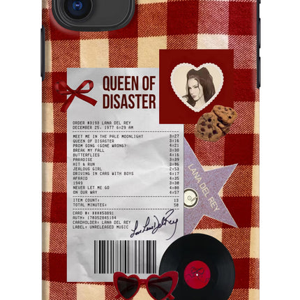 Queen of Disaster iPhone 11 Hard Case Back Cover by Casekaro
