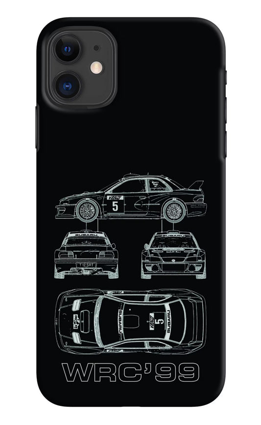 WRC'99 iPhone 11 Hard Case Back Cover by Casekaro