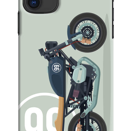 Classic Cafe Racer 99 iPhone 11 Hard Case Back Cover by Casekaro