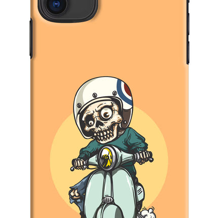 Undead Biker iPhone 11 Hard Case Back Cover by Casekaro