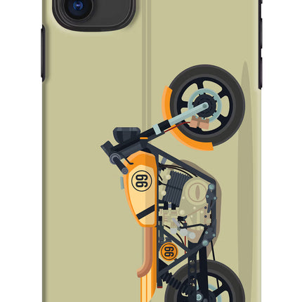 Vertical Speedster iPhone 11 Hard Case Back Cover by Casekaro