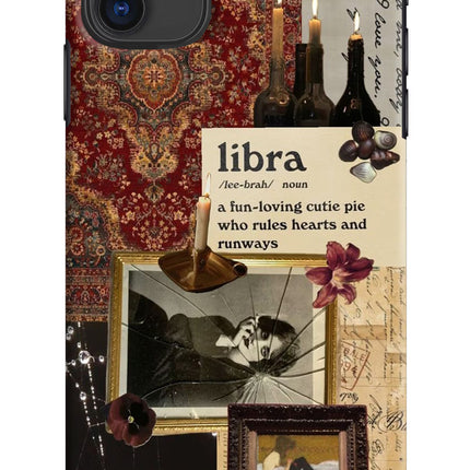 Libra Zodiac iPhone 11 Hard Case Back Cover by Casekaro