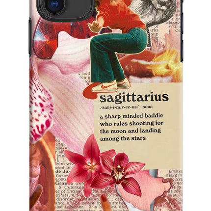 Sagittarius Zodiac iPhone 11 Hard Case Back Cover by Casekaro