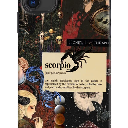 Scorpio Zodiac iPhone 11 Hard Case Back Cover by Casekaro