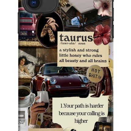 Taurus Zodiac iPhone 11 Hard Case Back Cover by Casekaro