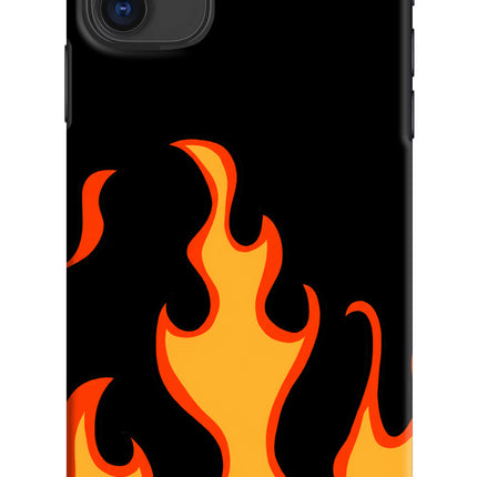 Fired Up – Black iPhone 11 Hard Case Back Cover by Casekaro