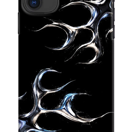 Chrome Tribal iPhone 11 Hard Case Back Cover by Casekaro