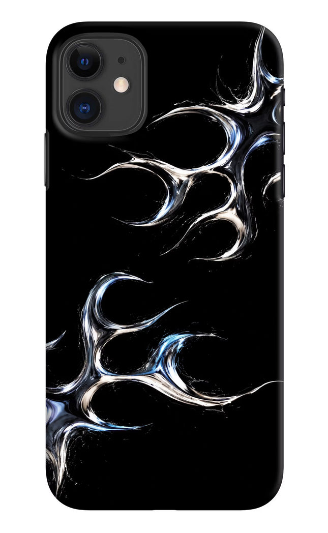 Chrome Tribal iPhone 11 Hard Case Back Cover by Casekaro