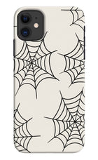 Spider Web iPhone 11 Hard Case Back Cover by Casekaro