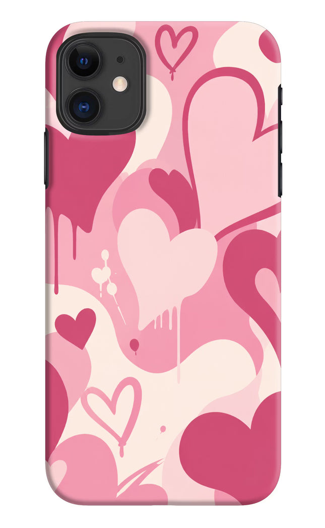 Hearty case iPhone 11 Hard Case Back Cover by Casekaro