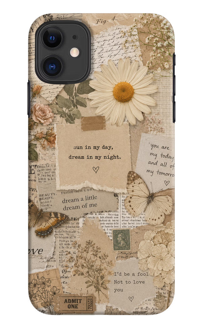 Vintage case iPhone 11 Hard Case Back Cover by Casekaro