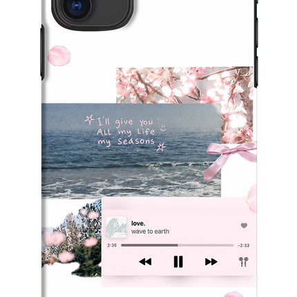 Wave to earth iPhone 11 Hard Case Back Cover by Casekaro