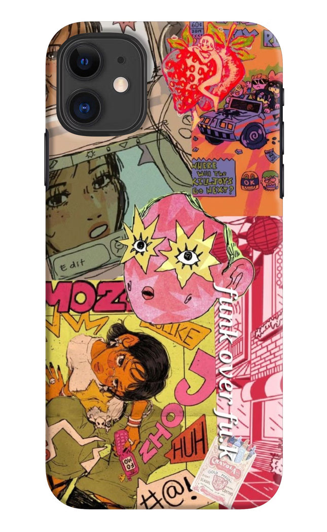 Funkover iPhone 11 Hard Case Back Cover by Casekaro