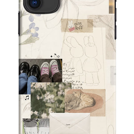 Soft Aesthetic iPhone 11 Hard Case Back Cover by Casekaro