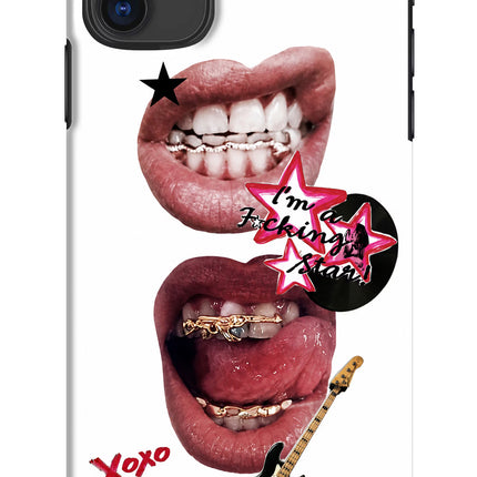Rockstar iPhone 11 Hard Case Back Cover by Casekaro