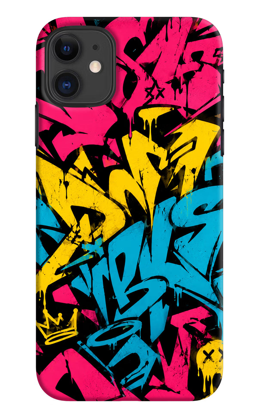 Graffiti Vibe iPhone 11 Back Cover, Hard case