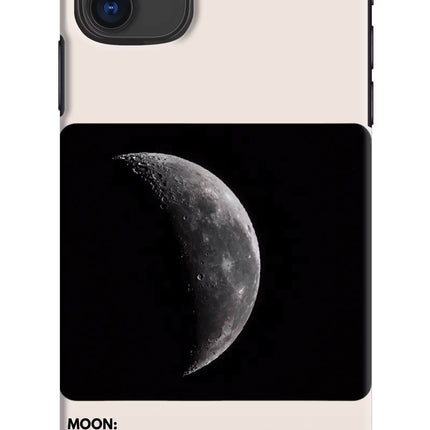 Moon Phase iPhone 11 Hard Case Back Cover by Casekaro