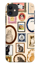 Mirror Cats iPhone 11 Hard Case Back Cover by Casekaro