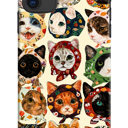 Cool Cat iPhone 11 Hard Case Back Cover by Casekaro