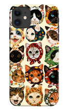 Cool Cat iPhone 11 Hard Case Back Cover by Casekaro