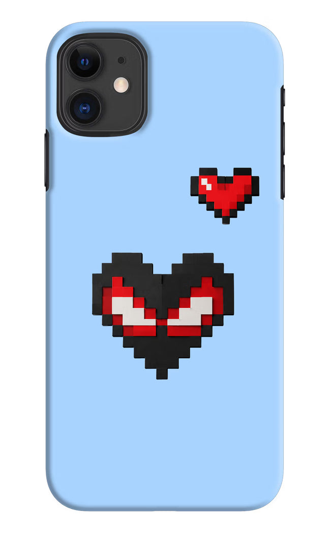 Peter Heart iPhone 11 Hard Case Back Cover by Casekaro