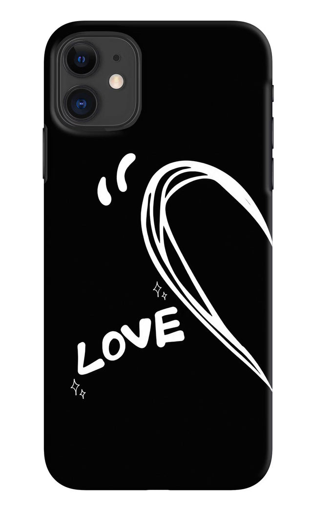 Love Line iPhone 11 Hard Case Back Cover by Casekaro