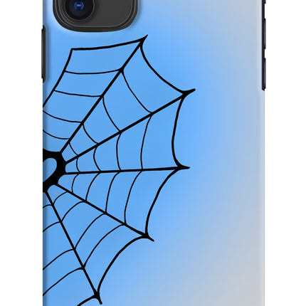 Blue Web iPhone 11 Hard Case Back Cover by Casekaro