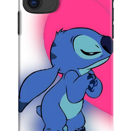 Stitch Hug iPhone 11 Hard Case Back Cover by Casekaro