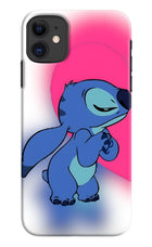 Stitch Hug iPhone 11 Hard Case Back Cover by Casekaro