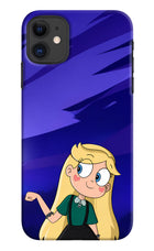Star Glow iPhone 11 Hard Case Back Cover by Casekaro