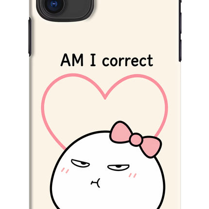 Always Right iPhone 11 Hard Case Back Cover by Casekaro