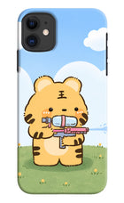 Tiger Treat iPhone 11 Hard Case Back Cover by Casekaro