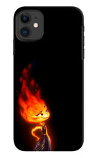 Ember Flame iPhone 11 Hard Case Back Cover by Casekaro