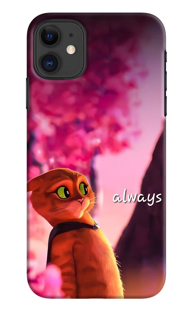 Always Cat iPhone 11 Hard Case Back Cover by Casekaro