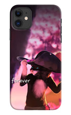 Forever Cat iPhone 11 Hard Case Back Cover by Casekaro