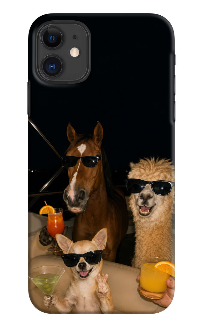 Party Squad iPhone 11 Hard Case Back Cover by Casekaro