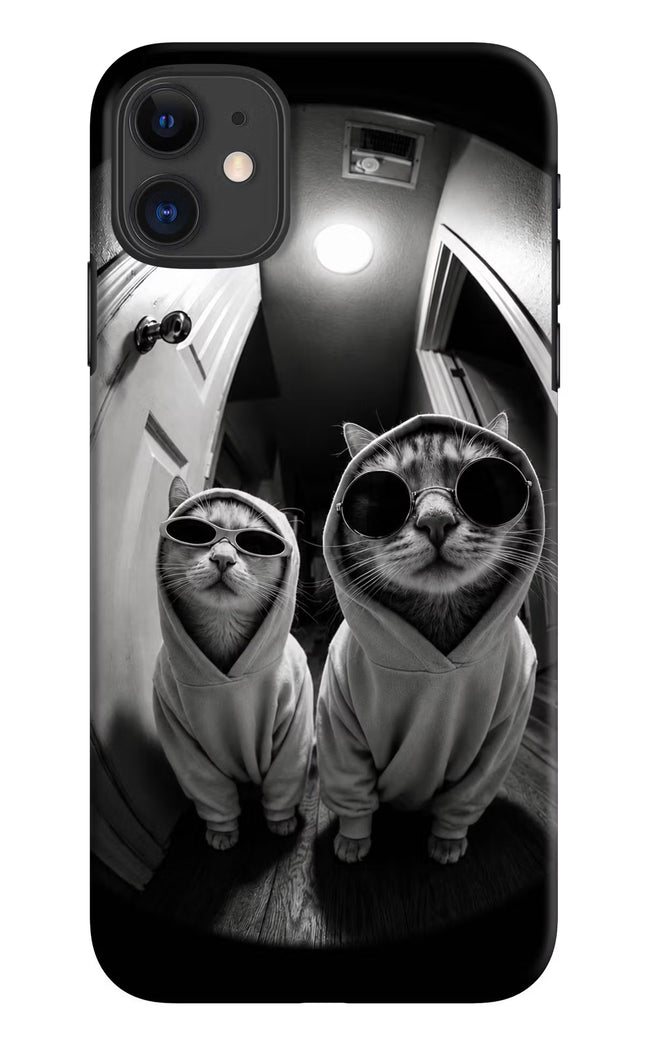 Hood Cats iPhone 11 Hard Case Back Cover by Casekaro