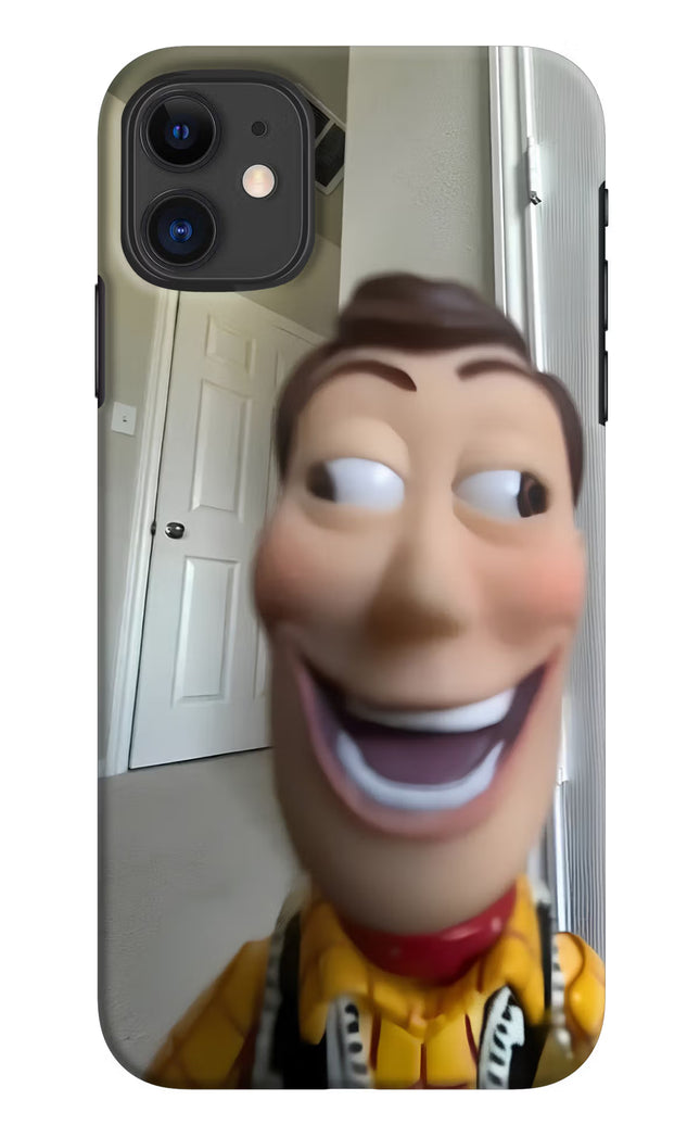 Side Eye Woody iPhone 11 Hard Case Back Cover by Casekaro