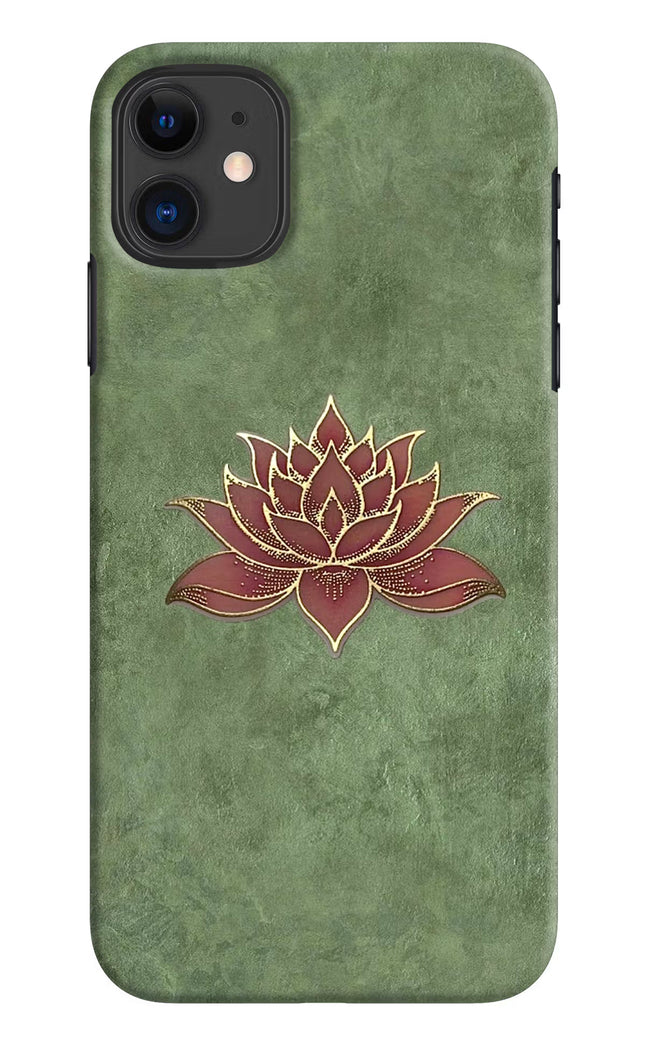 Lotus Grace iPhone 11 Hard Case Back Cover by Casekaro