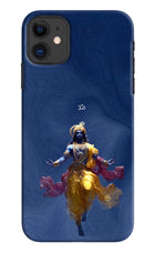 Cosmic Krishna iPhone 11 Hard Case Back Cover by Casekaro