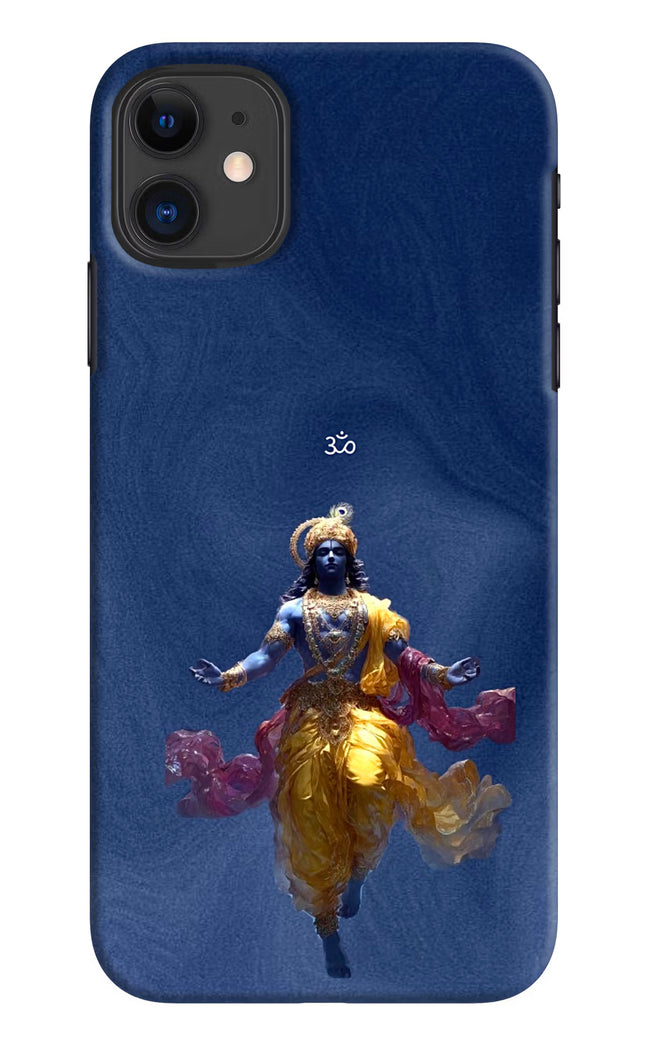 Cosmic Krishna iPhone 11 Hard Case Back Cover by Casekaro