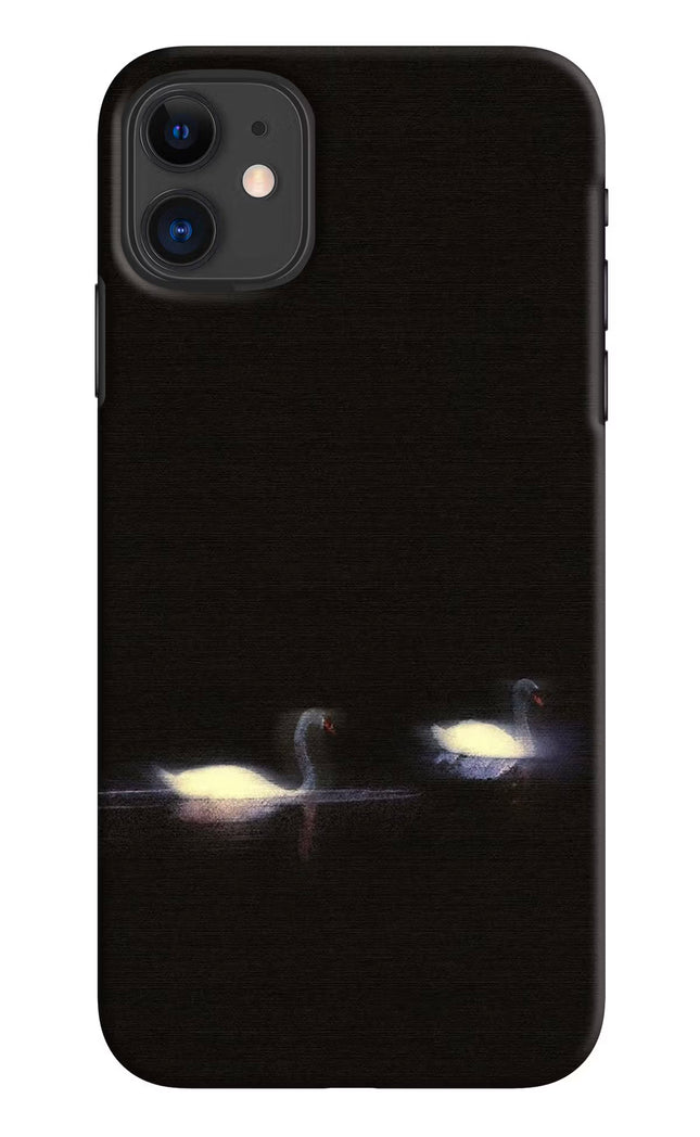 Silent Swans iPhone 11 Hard Case Back Cover by Casekaro
