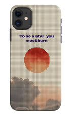 Pixel Sun iPhone 11 Hard Case Back Cover by Casekaro