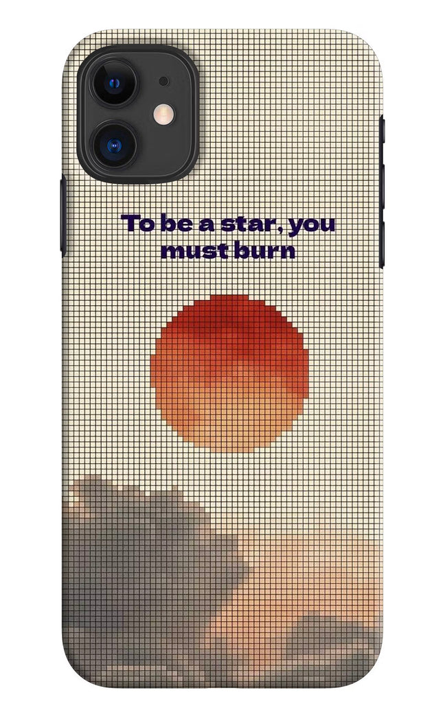 Pixel Sun iPhone 11 Hard Case Back Cover by Casekaro