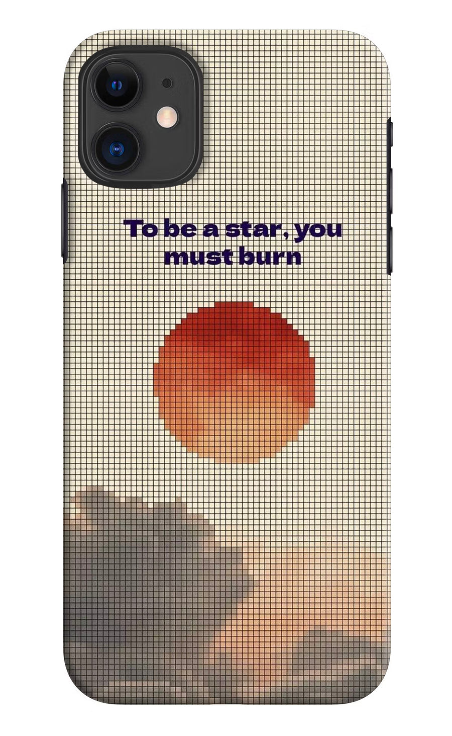 Pixel Sun iPhone 11 Back Cover, Hard case