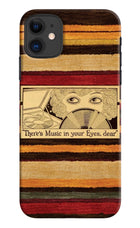 Vinyl Stripes iPhone 11 Hard Case Back Cover by Casekaro