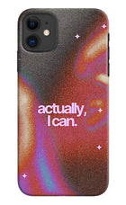 Pink Aura iPhone 11 Hard Case Back Cover by Casekaro