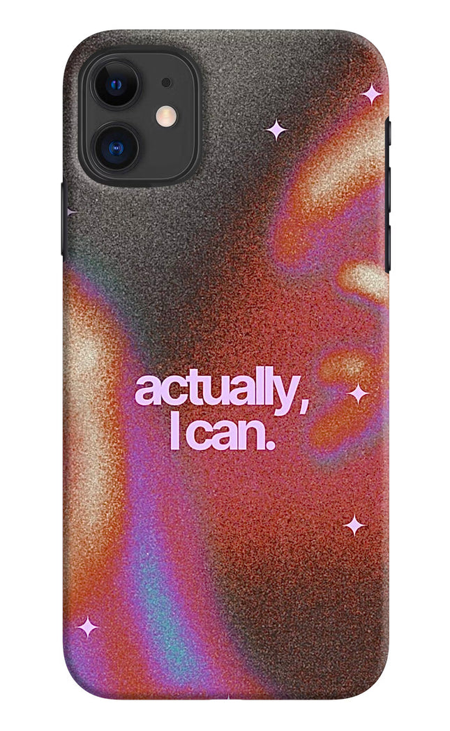 Pink Aura iPhone 11 Hard Case Back Cover by Casekaro