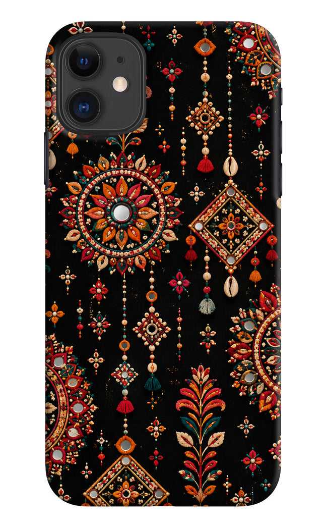 Boho Noir iPhone 11 Hard Case Back Cover by Casekaro